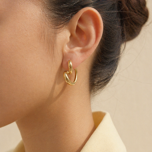 Honey Hoop Earrings